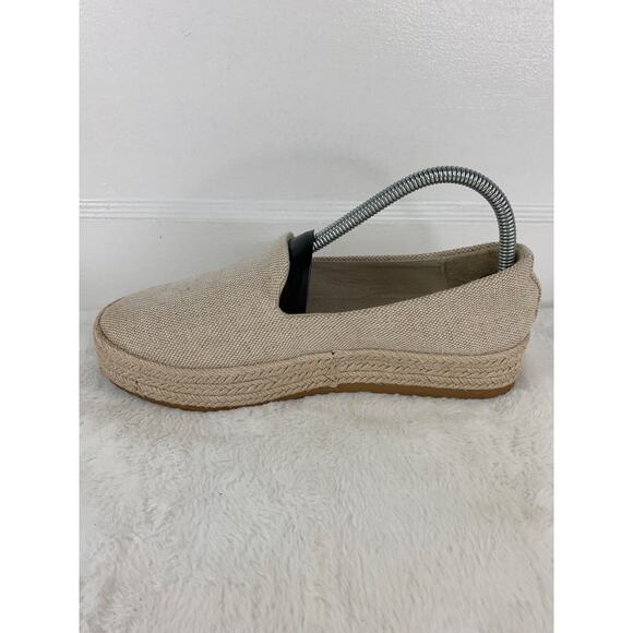 ESPRIT Women’s Carina Tan Canvas Slip-On Espadrille Shoes Size 8M - Picture 6 of 10